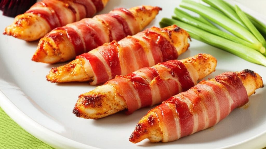 Grilled Bacon-Wrapped Chicken Tenders