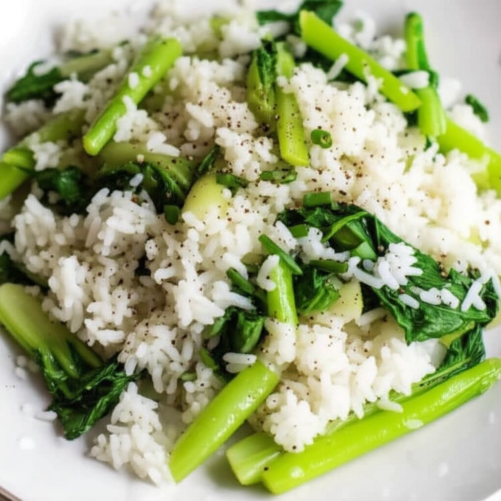Jasmine Rice with Bok Choy
