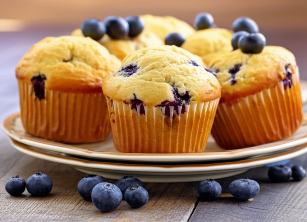Jay's Blueberry Corn Muffins