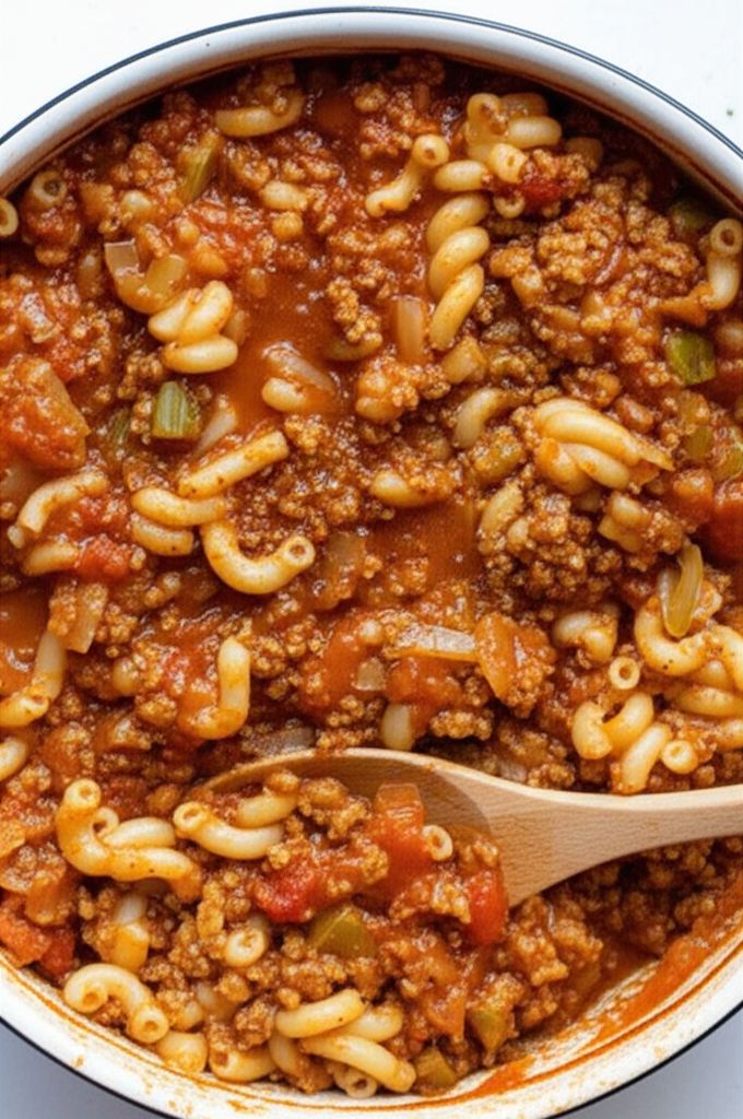 Mom's Goulash in the Microwave
