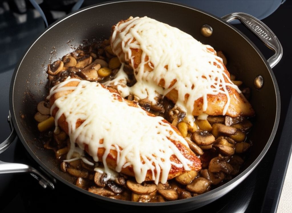 Mozzarella Mushroom Chicken