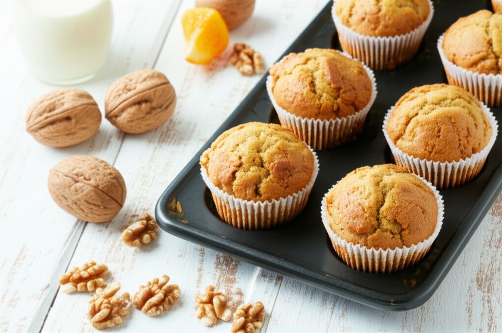 Orange-Walnut Muffins