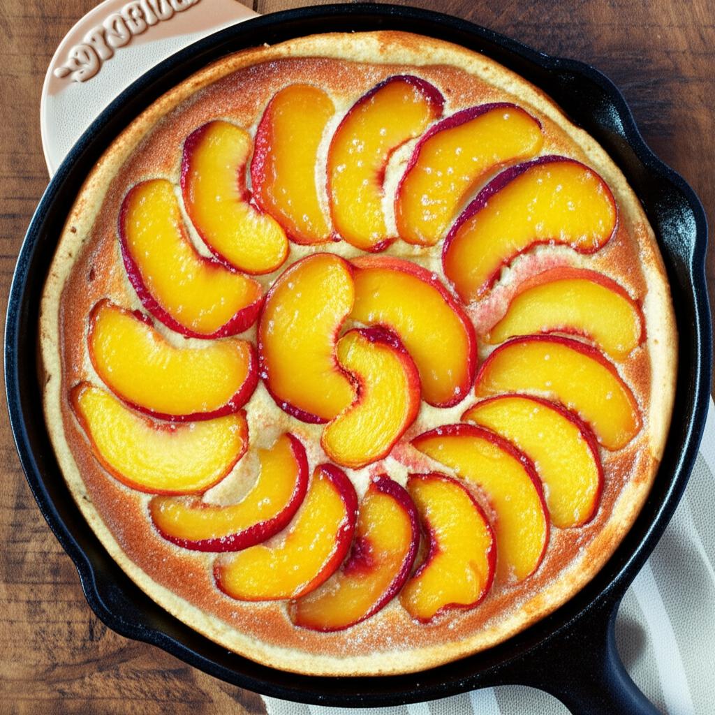 Peachy Baked Pancake