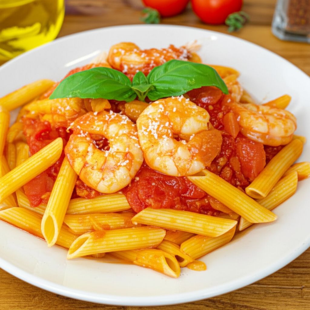 Penne with Shrimp