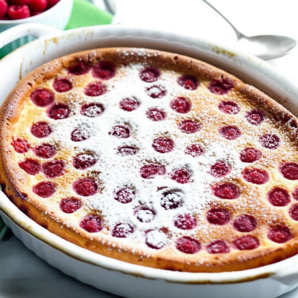 Raspberry Clafoutis