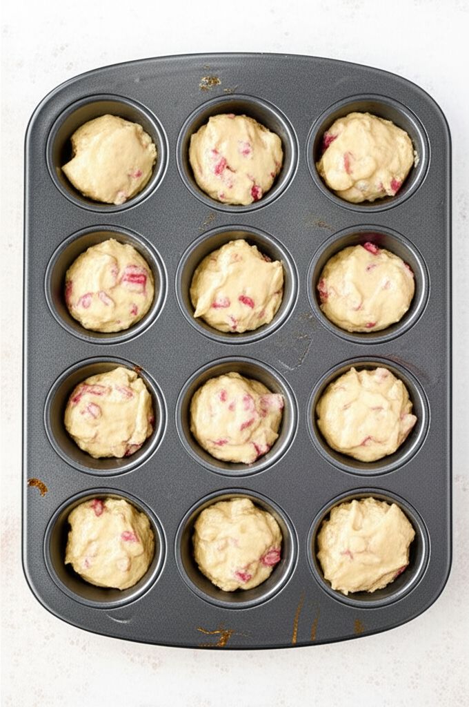Rhubarb Muffins