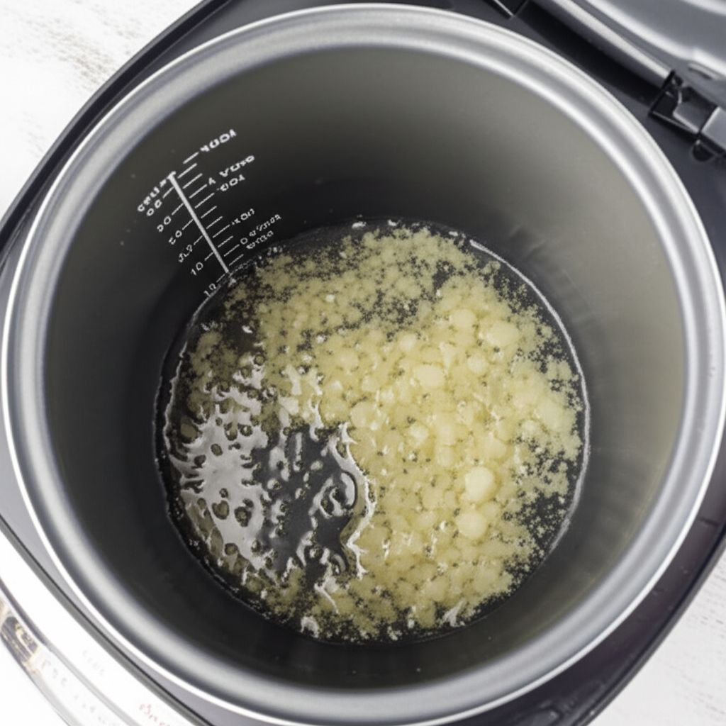 Rice Cooker Super Cheesy Polenta