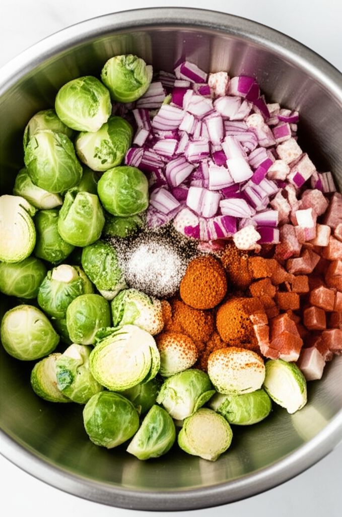 Roasted Brussels Sprouts with Bacon