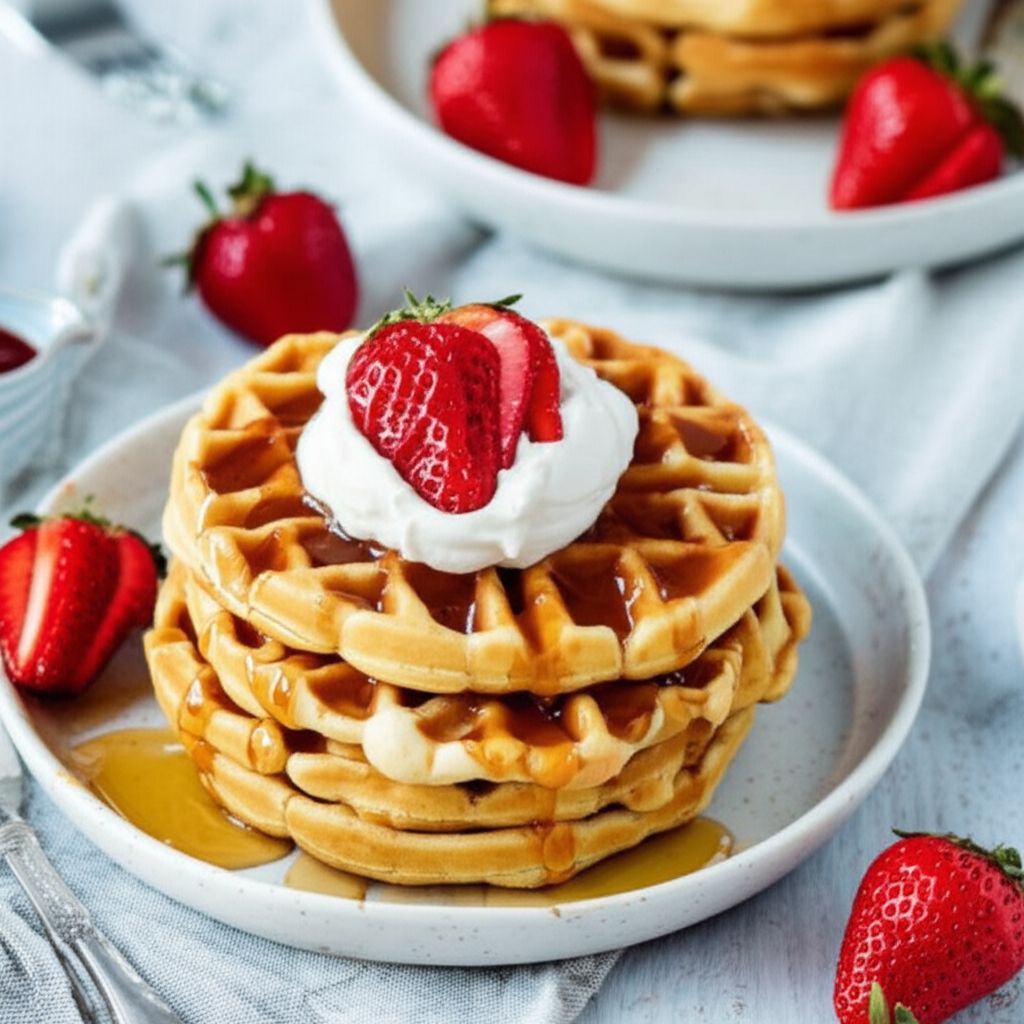 Strawberry Waffles