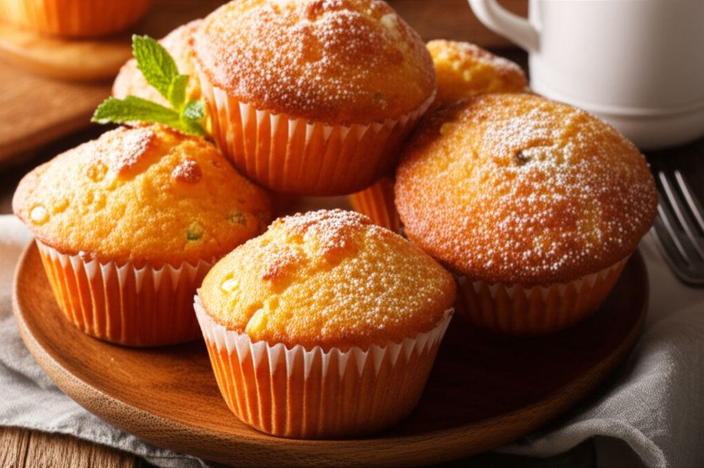 Sweet Corn Muffins with Real Corn