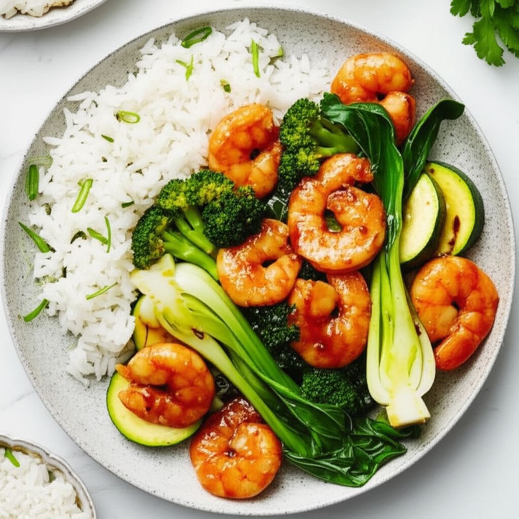 Teriyaki Shrimp and Vegetable Stir-Fry