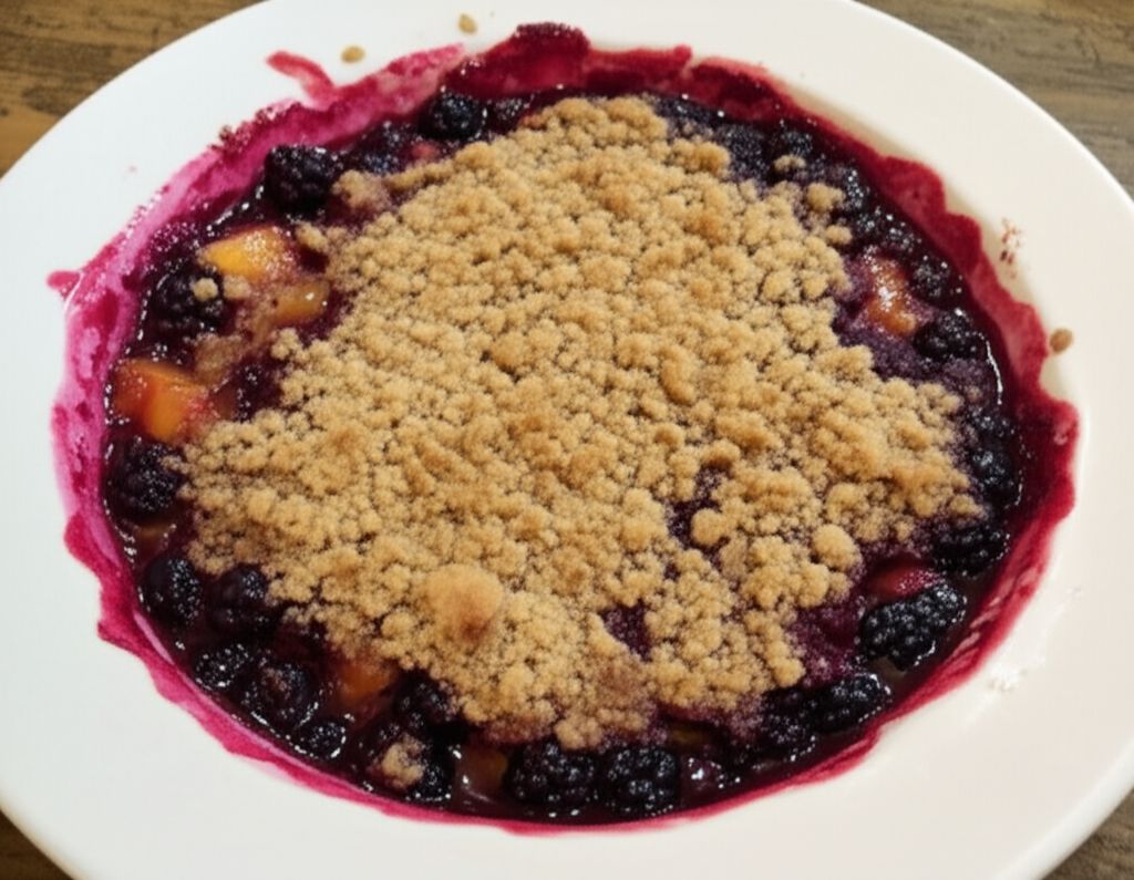 The Best Blackberry Crisp