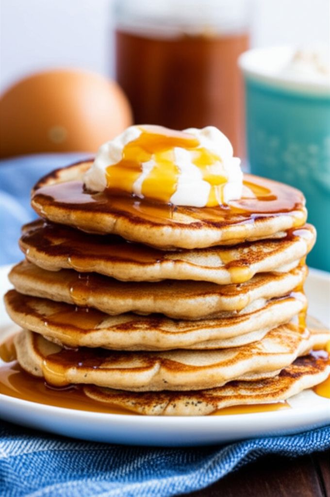 Whole Wheat Cinnamon Pancakes