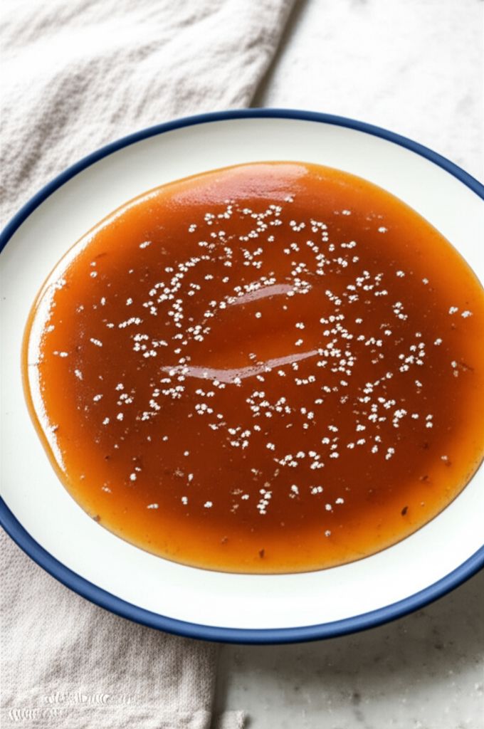 An Easy-as-Pie Sweet and Sour Sauce (no red sauce here...golden)
