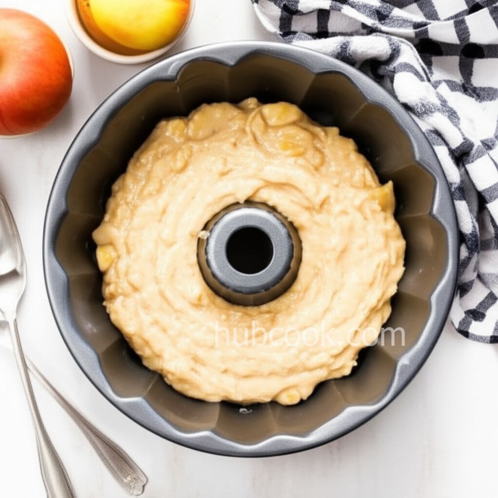 Apple Walnut Cake with Lemon Glaze