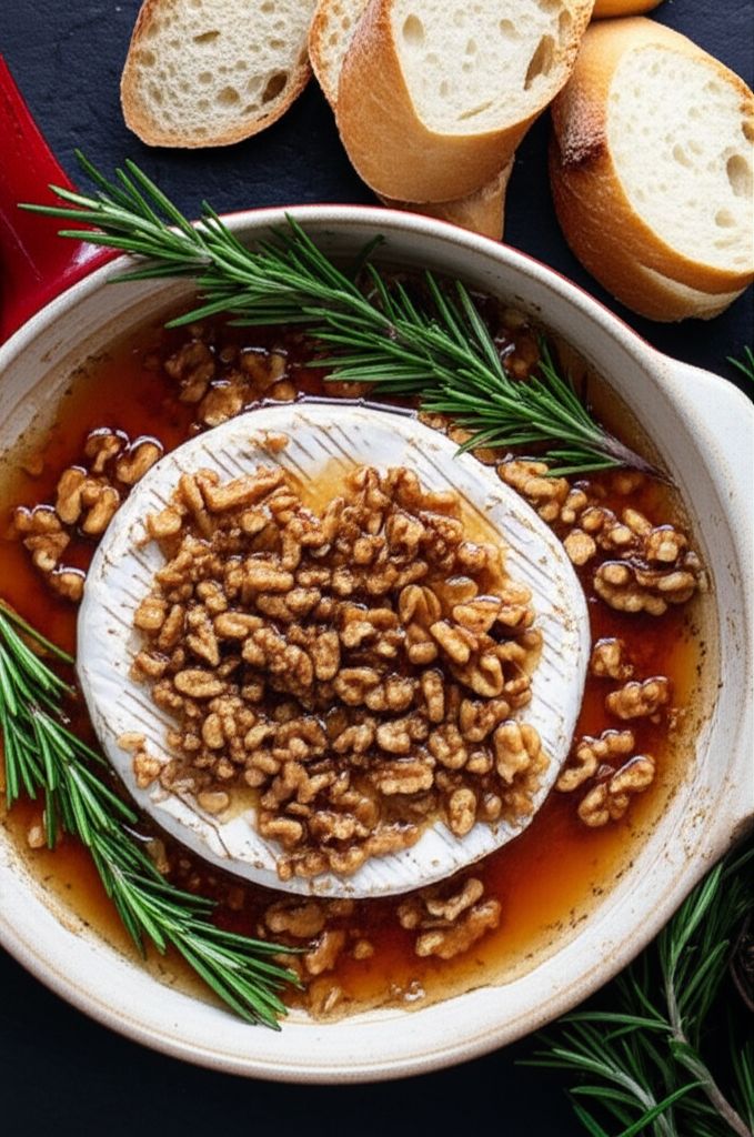 Baked Brie with Quebec Maple Syrup