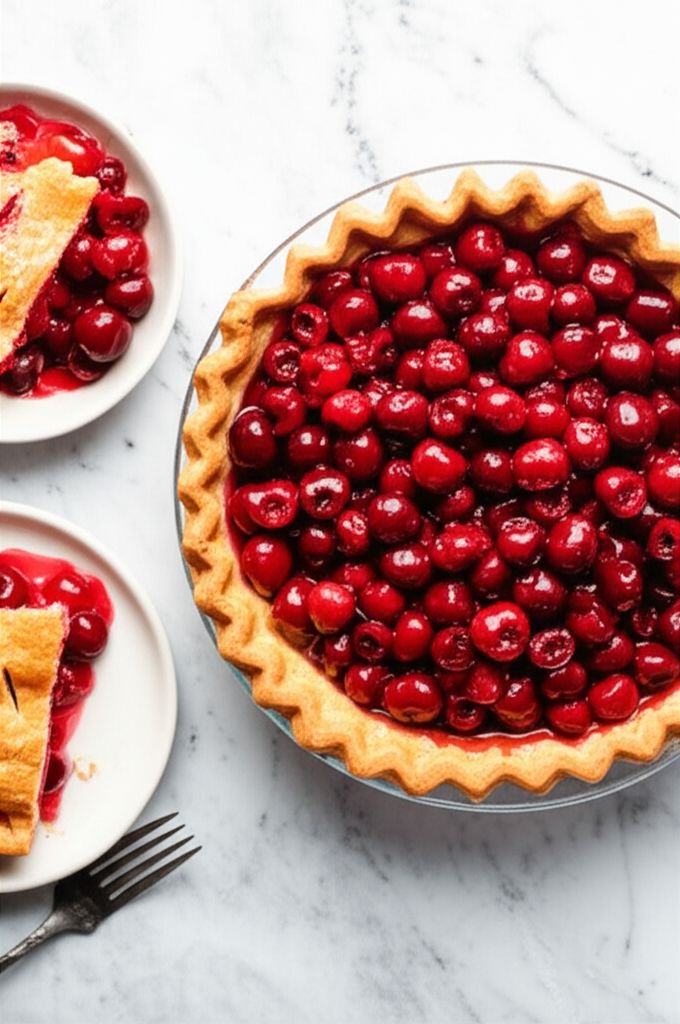 Baked Fresh Cherry Pie
