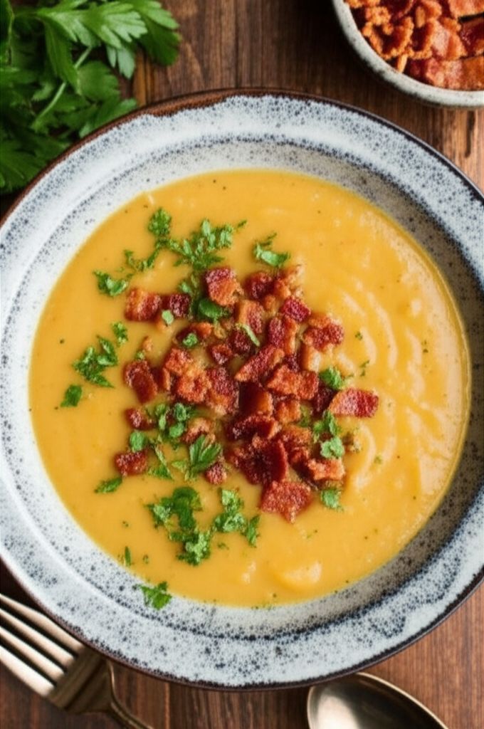 Bean, Bacon and Pepper Soup