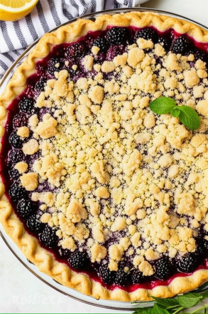 Blackberry-Lemon Pie