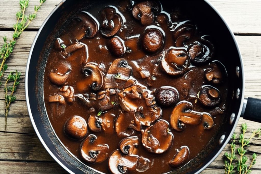 Burgundy Mushrooms