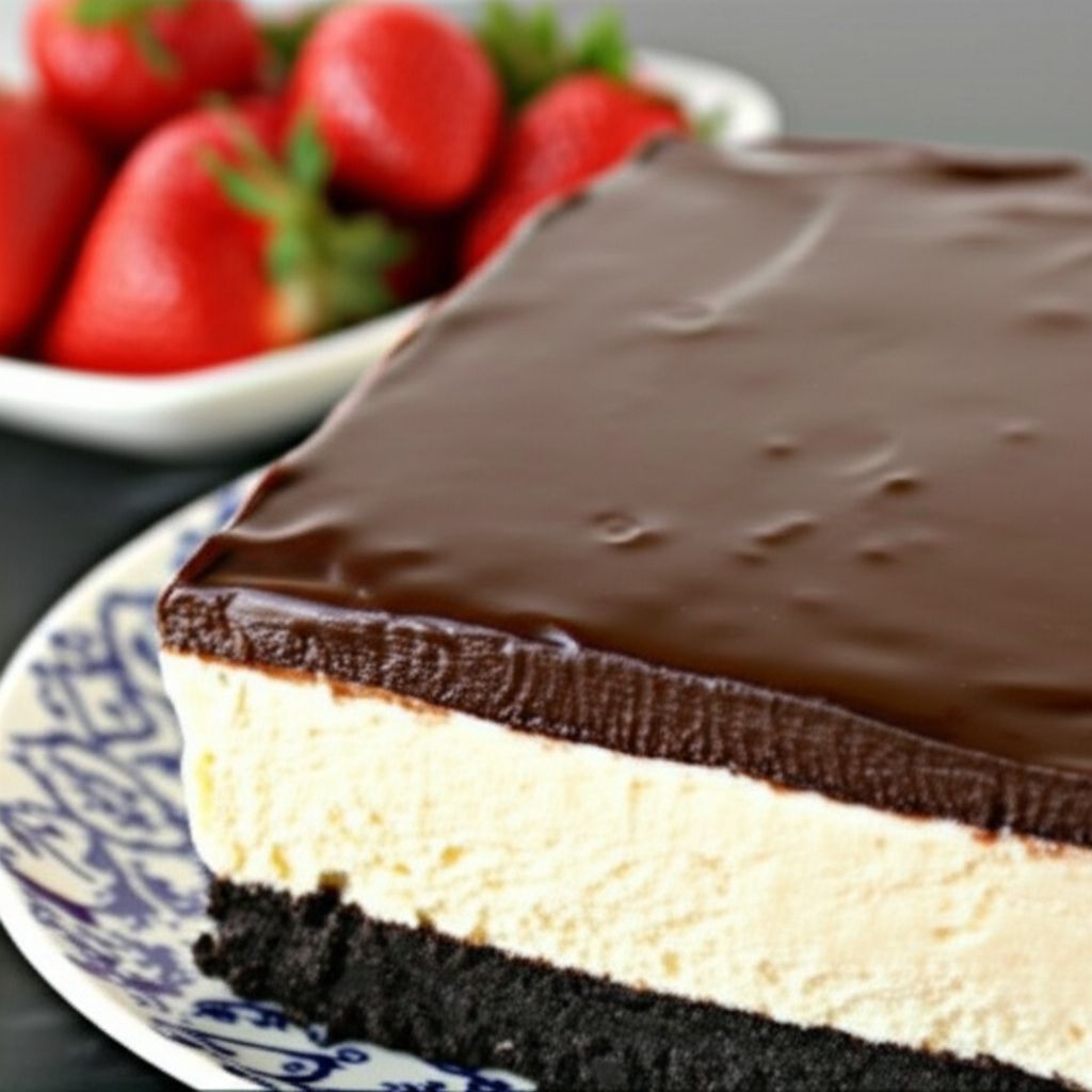 Canada Day Nanaimo Bar Cheesecake