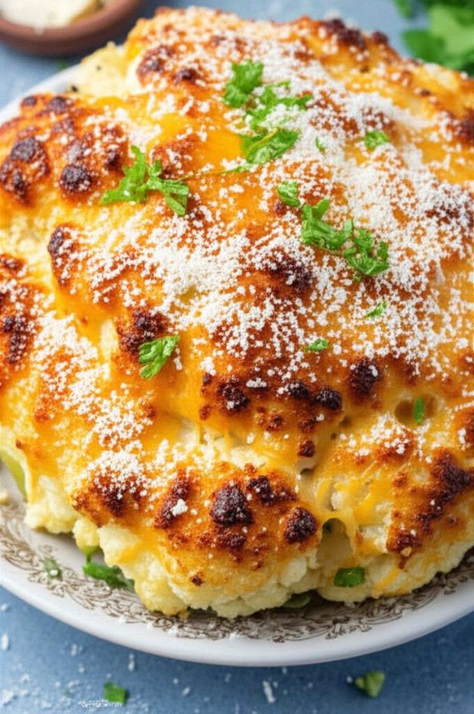 Cheesy Baked Cauliflower