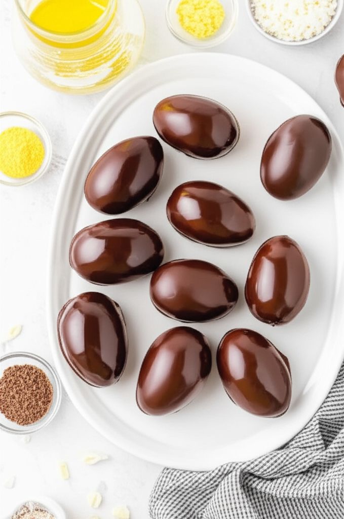 Chocolate-Covered Easter Eggs