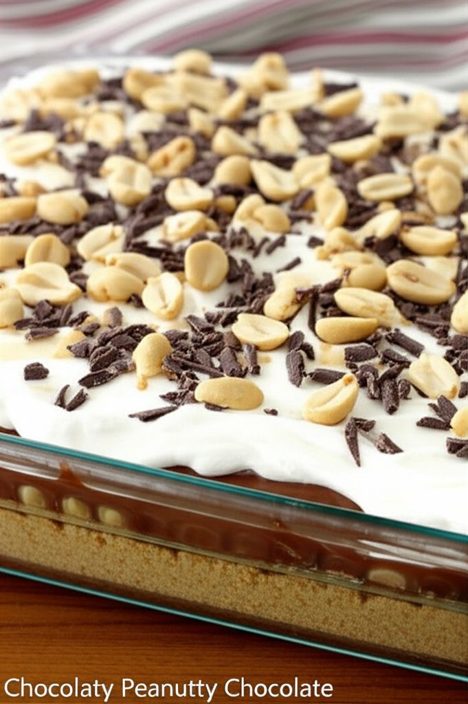 Chocolaty Peanutty Pie