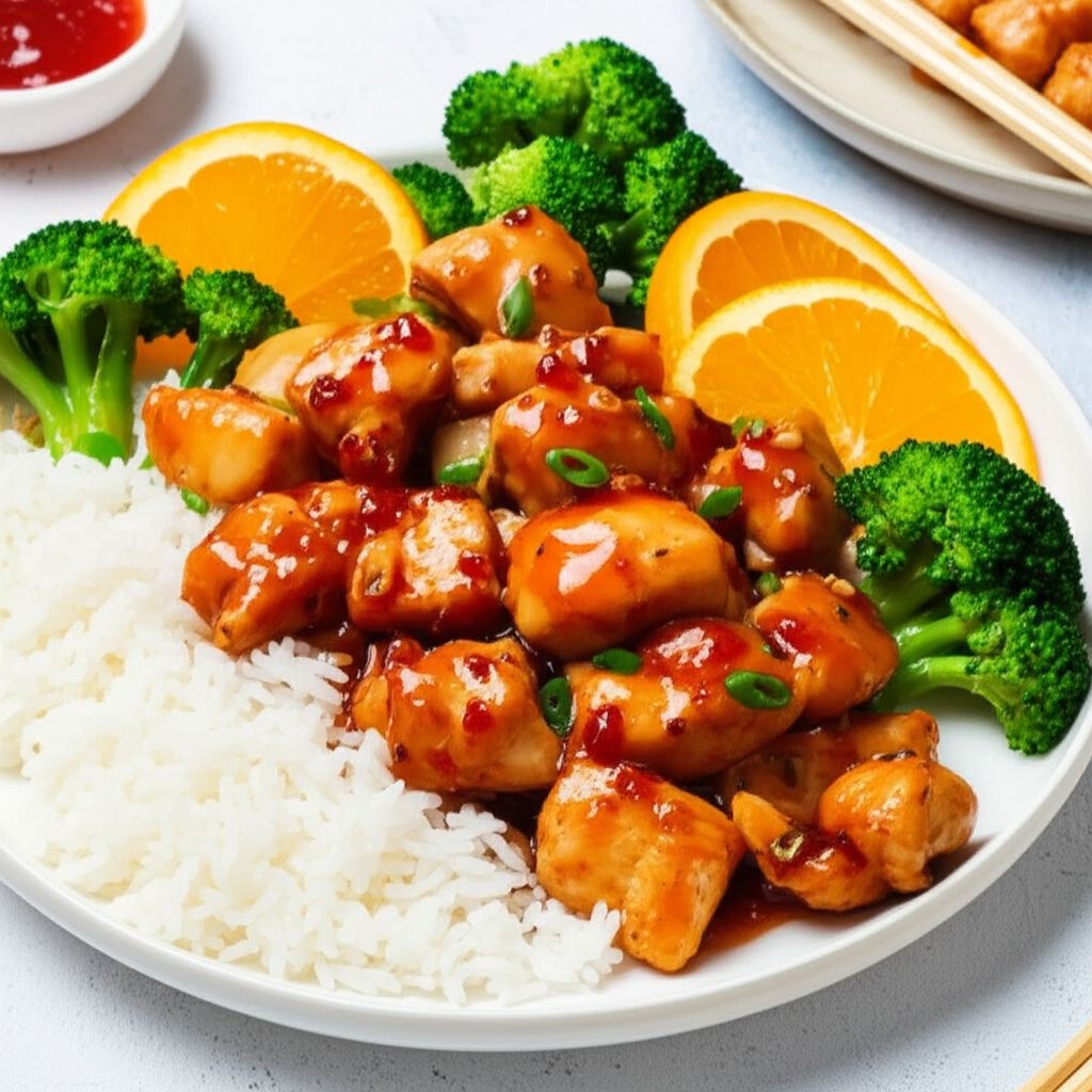 Citrusy Chicken and Broccoli