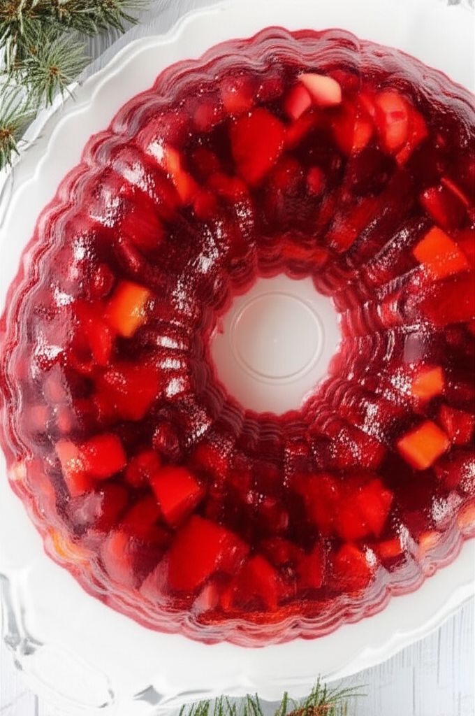 Cranberry Jell-O® Salad with Walnuts