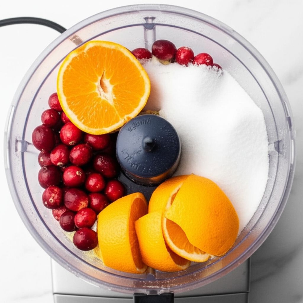 Cranberry Orange Relish with Orange Flavored Liqueur