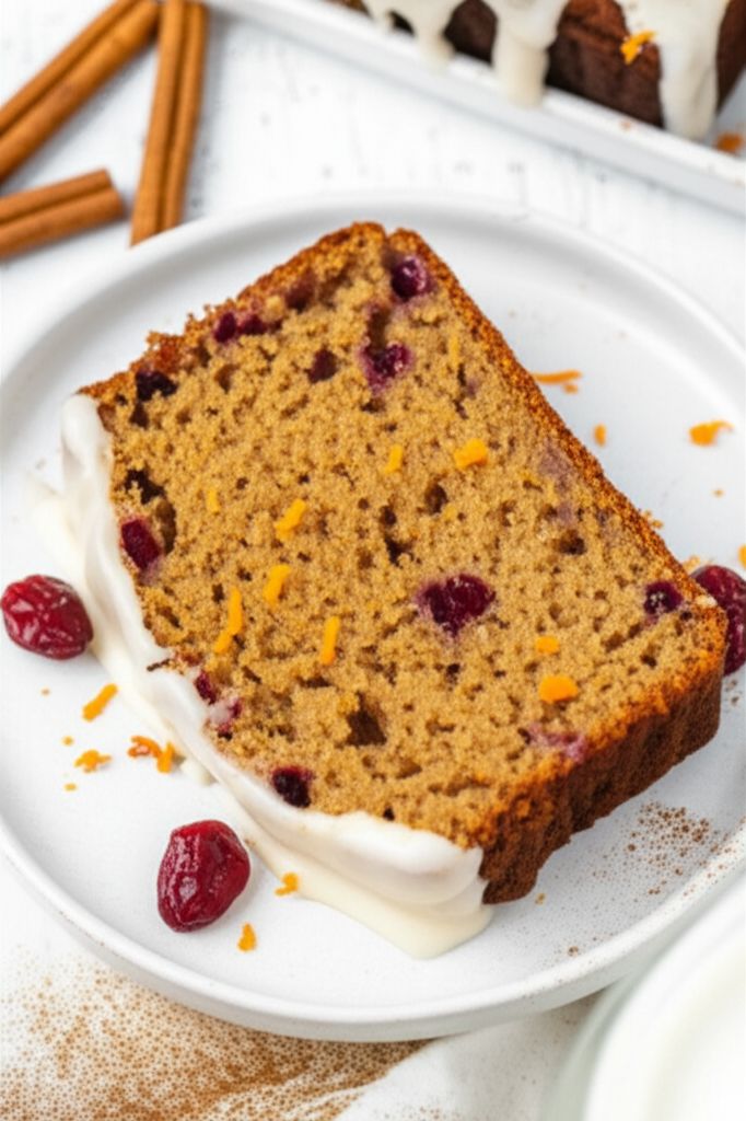 Cranberry-Orange Pumpkin-Spice Banana Bread