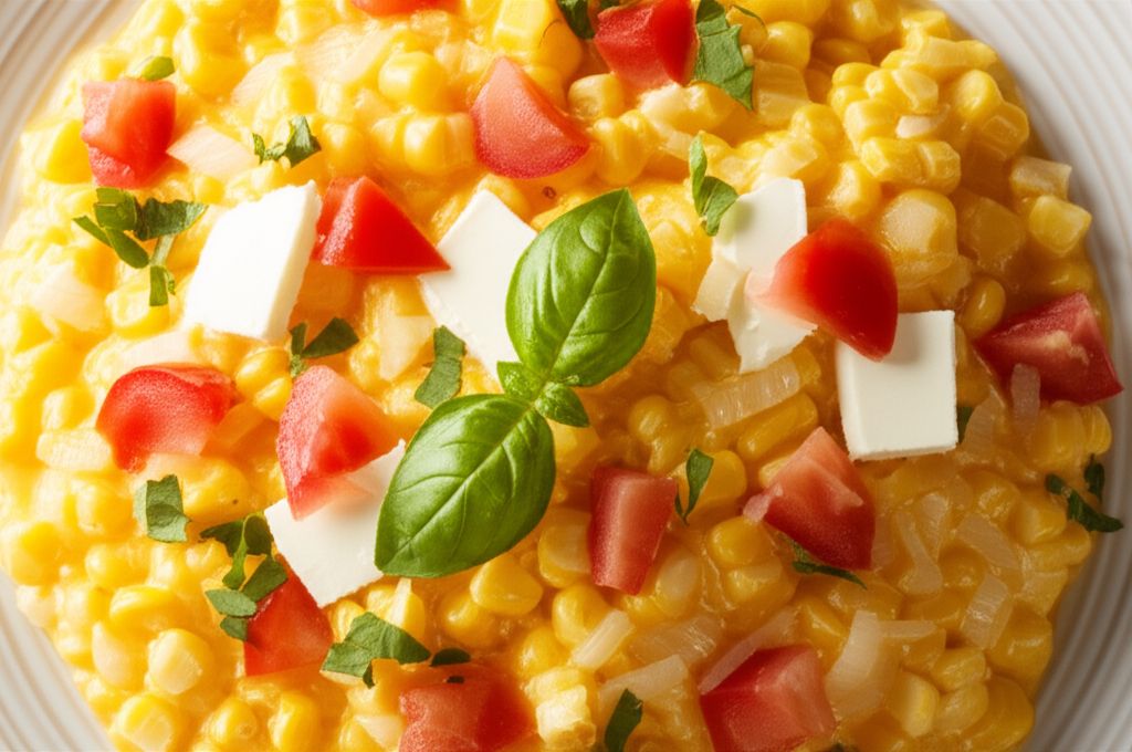 Creamed Corn with Tomatoes