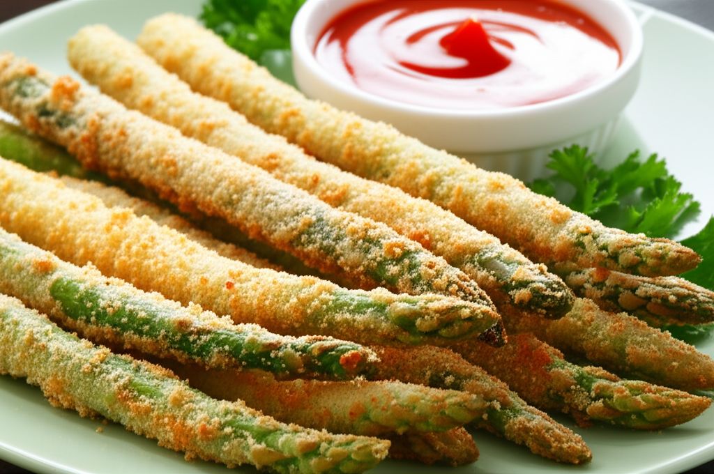 Deep-Fried Asparagus