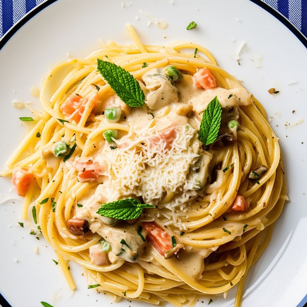 Easy Chicken Alfredo