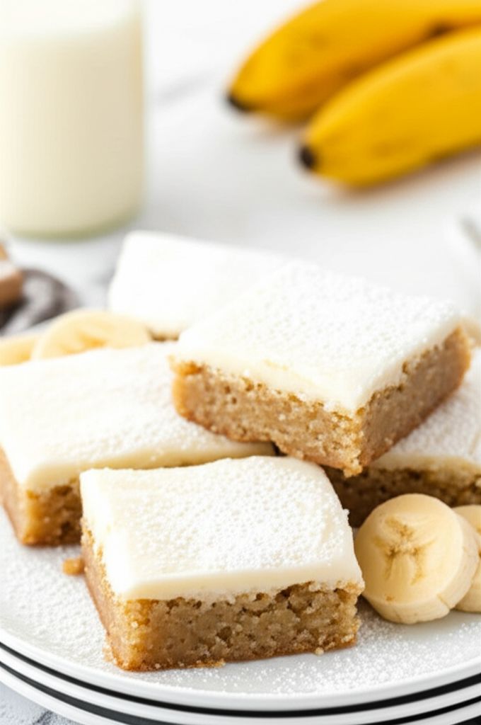 Frosted Banana Bars