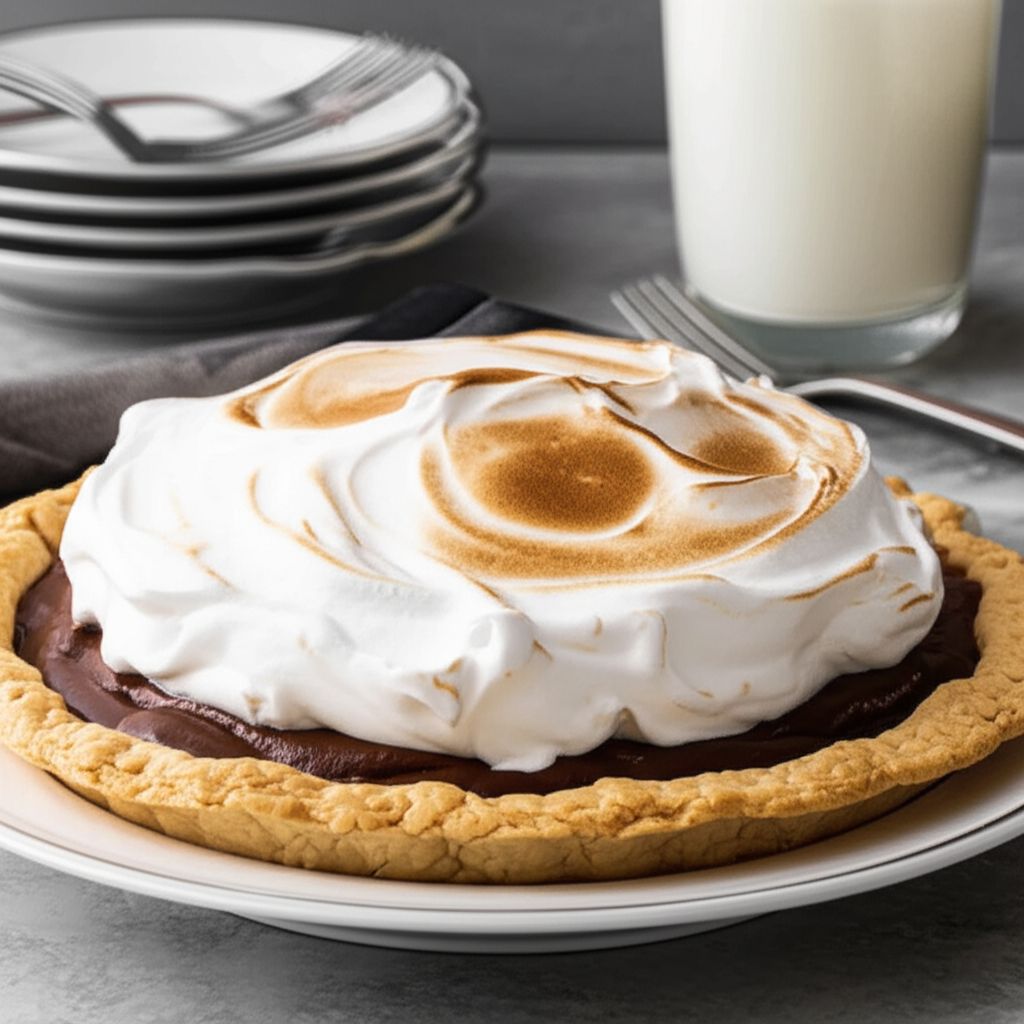 Grandma's Cocoa Meringue Pie