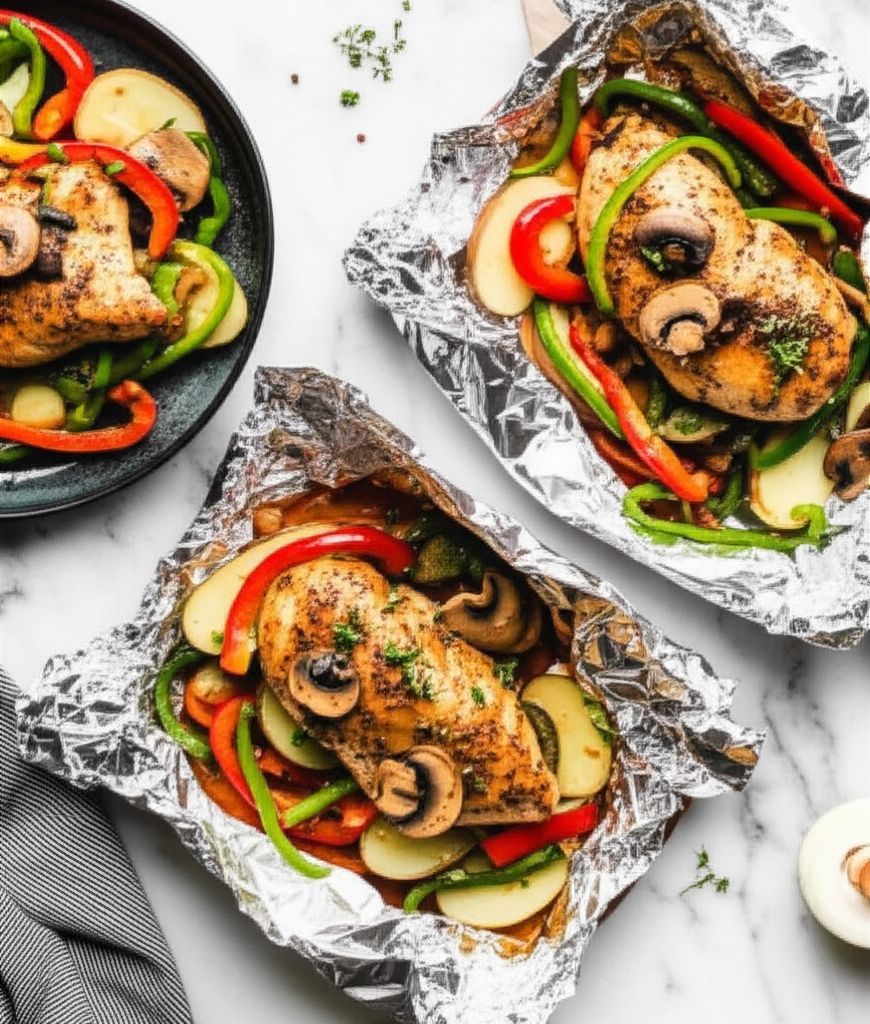 Grilled Chicken Foil Packets
