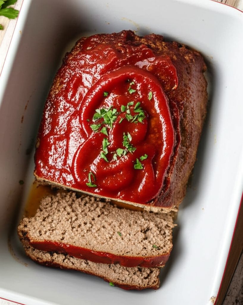 Healthier Brown Sugar Meatloaf