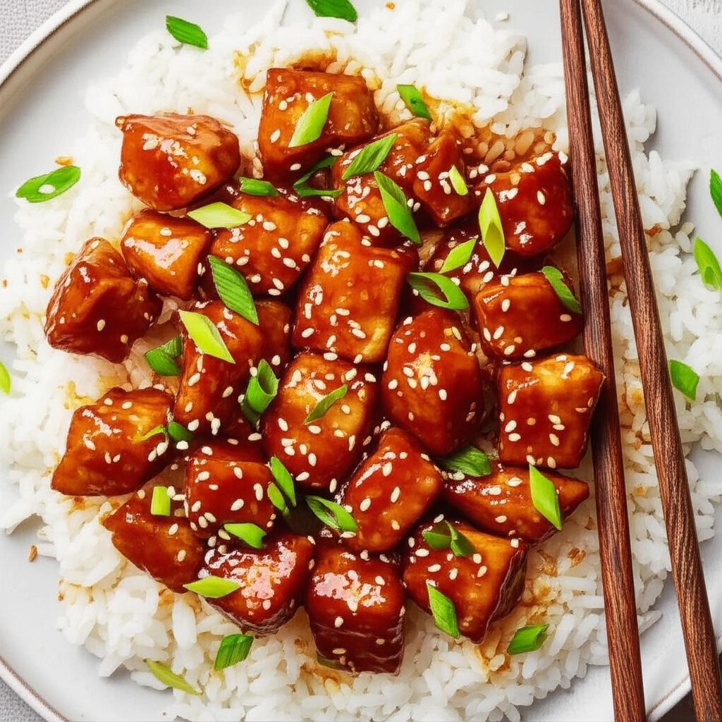 Honey Garlic Sesame Chicken