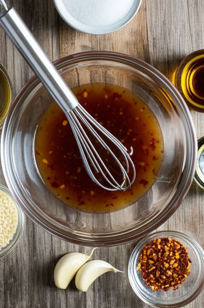 Hot and Sweet Sesame Dressing