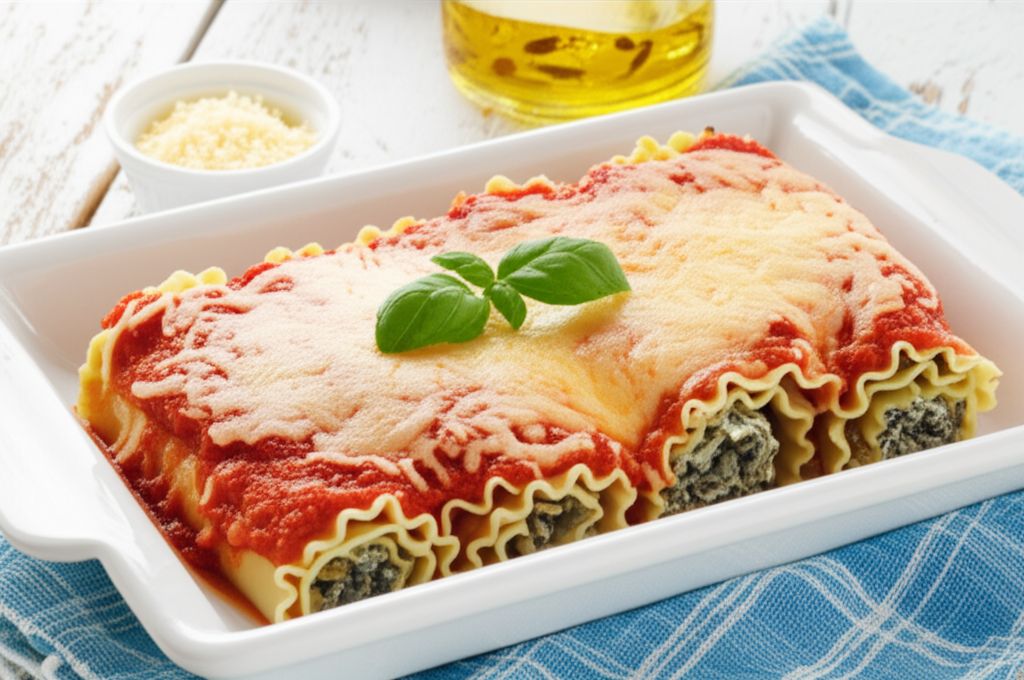 Lasagna Spinach Roll-Ups