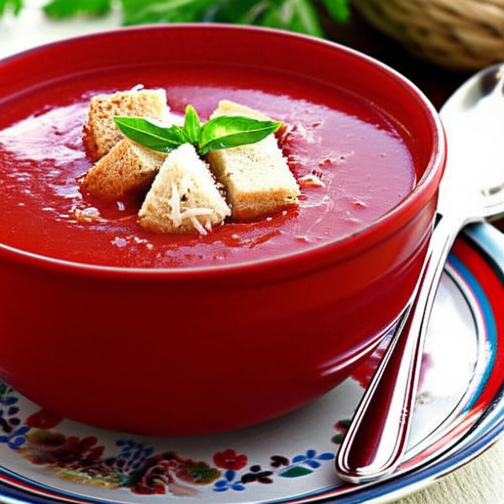 My Amazing Tomato Basil Soup (Like Applebee's)