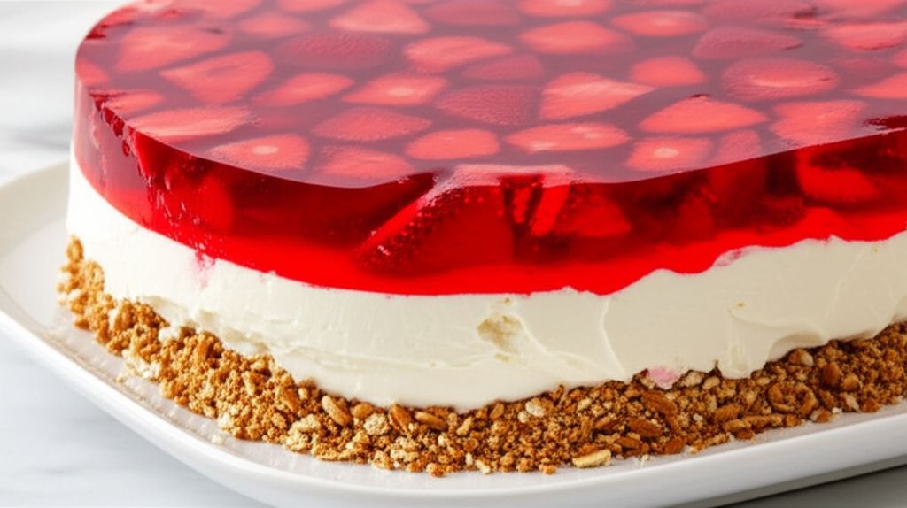 Old-Fashioned Strawberry Pretzel Salad