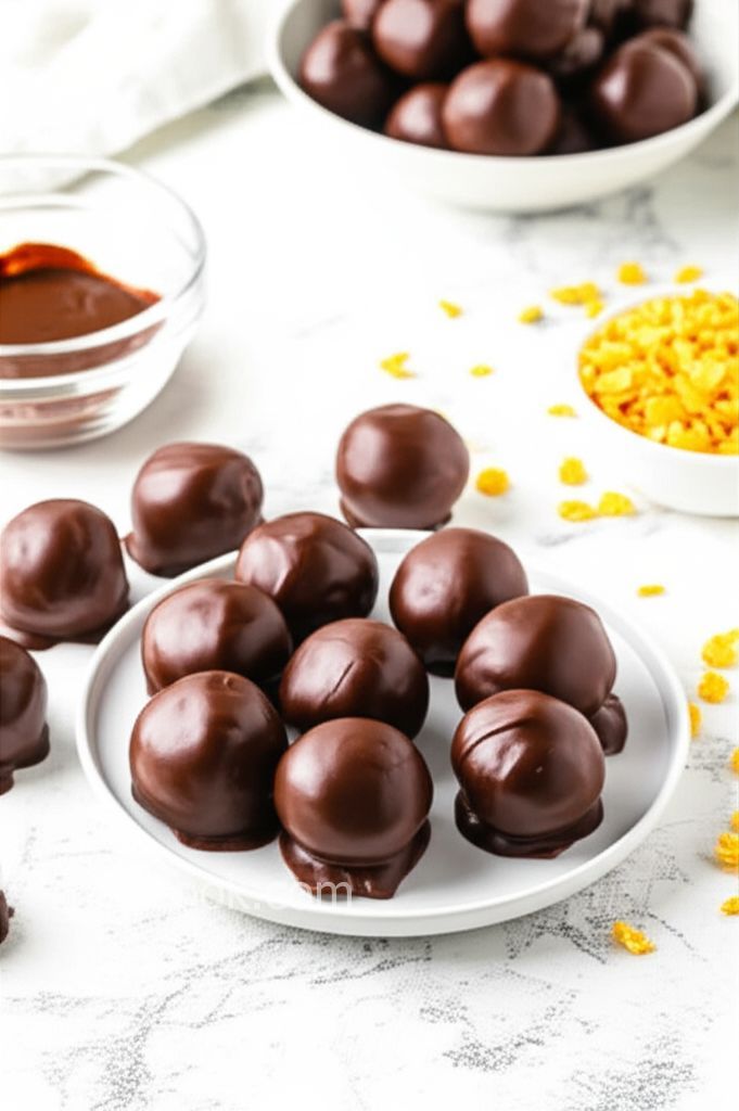 Peanut Butter and Chocolate Balls