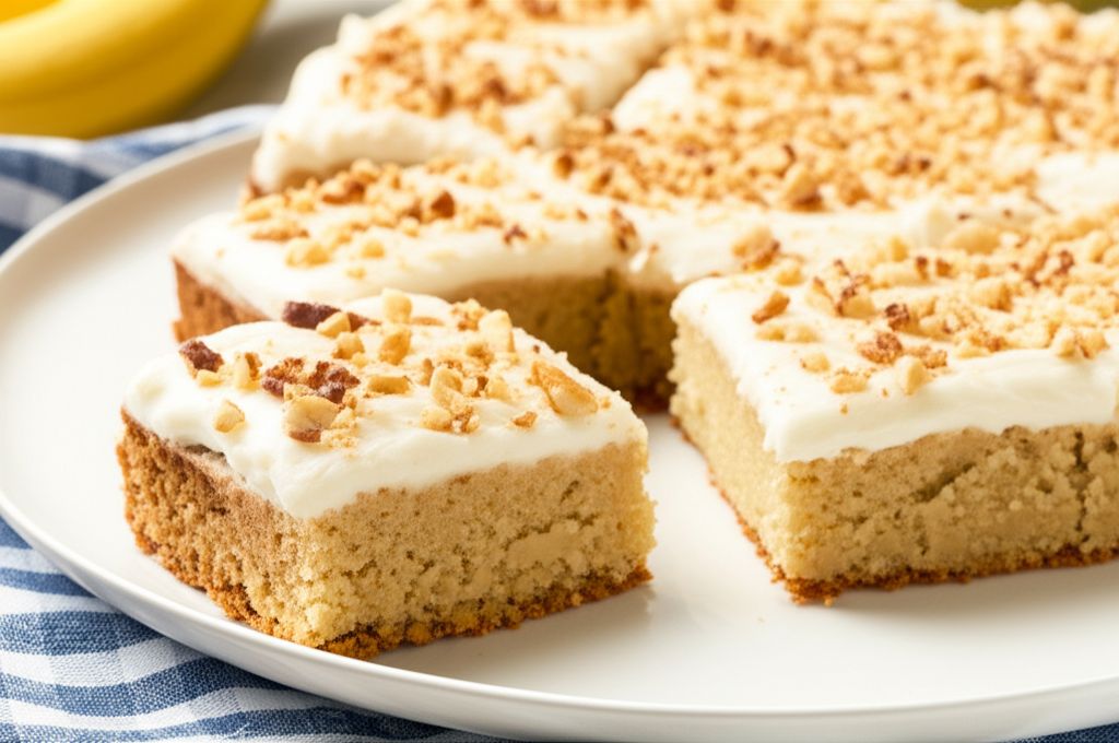 Peggy's Frosted Banana Bars