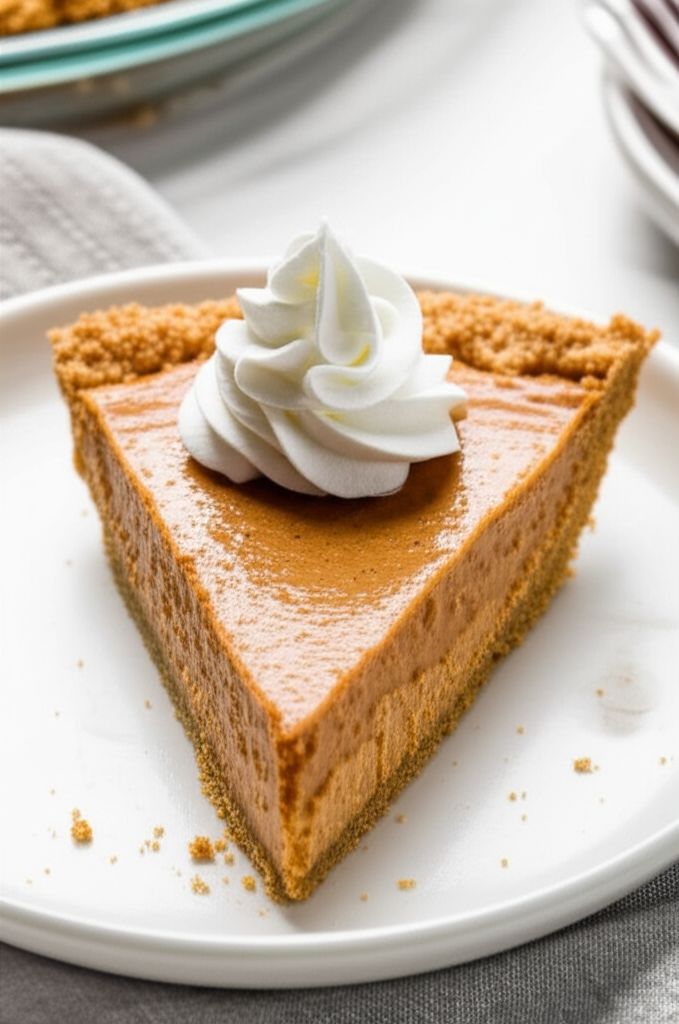 Pumpkin Pecan No-Bake Cheesecake Pie