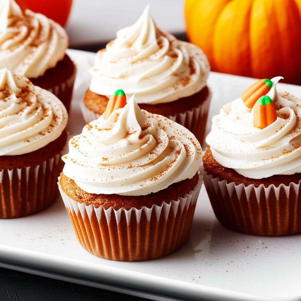 Pumpkin Spice Cupcakes With Cream Cheese Frosting