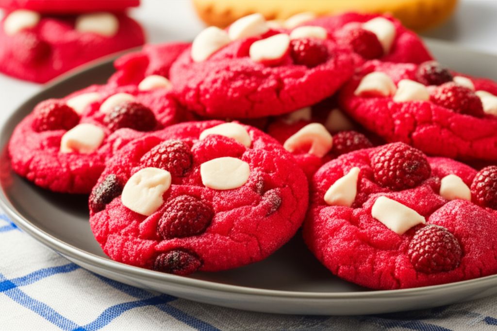 Raspberry Cheesecake Cookies