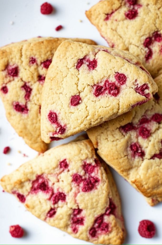 Raspberry-White Chocolate Scones